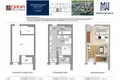 Квартира 1 комната 28 м² Минск, Беларусь