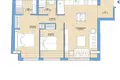 Квартира 3 комнаты 75 м² Малага, Испания