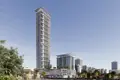 Complexe résidentiel New Skyhills Residence 2 with swimming pools, a restaurant and a viewpoint, JVC, Dubai, UAE