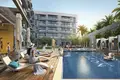 Complejo residencial New residence Elysee with a swimming pool and a spa, JVC, Dubai, UAE