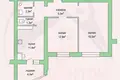 Wohnung 2 zimmer 57 m² Baryssau, Belarus