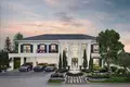 Kompleks mieszkalny Complex of villas with a swimming pool and a park close to the airport, Bangkok, Thailand