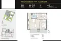 Appartement 3 chambres 46 m² Poznan, Pologne