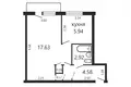 1 bedroom apartment 32 m² Minsk, Belarus