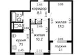 Mieszkanie 2 pokoi 47 m² Mińsk, Białoruś
