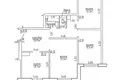 3 room apartment 78 m² Kopishche, Belarus