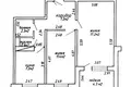 2 room apartment 49 m² Minsk, Belarus