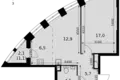 Wohnung 1 zimmer 47 m² Moskau, Russland