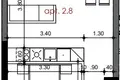 Mieszkanie 2 pokoi 58 m² Municipality of Thessaloniki, Grecja