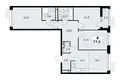 4 room apartment 78 m² Vnukovo, Russia