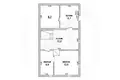 Maison 32 m² Zabinkauski sielski Saviet, Bélarus