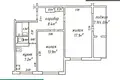 Wohnung 2 zimmer 55 m² Minsk, Belarus