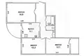 Apartamento 3 habitaciones 66 m² Muchaviecki sielski Saviet, Belarús