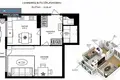 Appartement 1 chambre 35 m² Vilnius, Lituanie