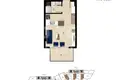 Квартира 1 комната 57 м² Коньяалты, Турция