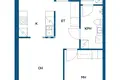 1 bedroom apartment 50 m² Kirveskoski, Finland