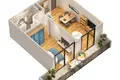 Appartement 2 chambres 61 m² Batoumi, Géorgie