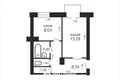 Appartement 1 chambre 36 m² Minsk, Bélarus