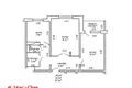 2 room apartment 52 m² Minsk, Belarus