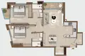 Appartement 2 chambres 88 m² Doubaï, Émirats arabes unis