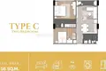 Apartamento 2 habitaciones 56 m² Chalong, Tailandia