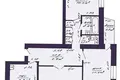Appartement 3 chambres 63 m² Jdanovitchy, Bélarus