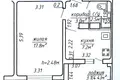 Mieszkanie 1 pokój 34 m² Mińsk, Białoruś