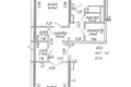 Квартира 2 комнаты 63 м² Минск, Беларусь