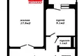 1 room apartment 43 m² Minsk, Belarus