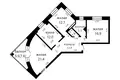 3 bedroom apartment 89 m² Minsk, Belarus