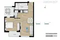 Квартира 1 спальня 45 м² Торревьеха, Испания