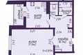 1 room apartment 45 m² Minsk, Belarus