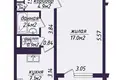 Квартира 1 комната 37 м² в Минске, Беларусь