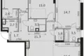 Appartement 4 chambres 100 m² Moscou, Russie