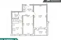 Mieszkanie 2 pokoi 49 m² Mińsk, Białoruś