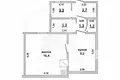 Apartamento 26 m² Kobriny, Belarús