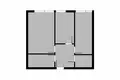 3 room apartment 48 m² Warsaw, Poland
