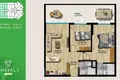 Квартира 2 комнаты 60 м² Мезитли, Турция