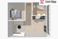 Apartamento 3 habitaciones 57 m² okres Brno mesto, Chequia