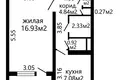 1 bedroom apartment 33 m² Minsk, Belarus