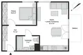Apartamento 2 habitaciones 44 m² Gdansk, Polonia