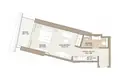 Studio apartment 44 m² Dubai, United Arab Emirates