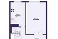 Appartement 1 chambre 36 m² Maladetchna, Bélarus