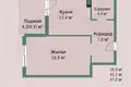 1 room apartment 47 m² Kopishche, Belarus