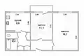 Wohnung 2 zimmer 52 m² Iwanawa, Belarus