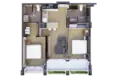 Квартира 3 комнаты 72 м² Чонг Тале, Таиланд
