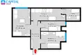 Wohnung 3 zimmer 55 m² Kaunas, Litauen