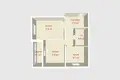 Wohnung 2 zimmer 60 m² Minsk, Belarus