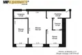 Wohnung 2 zimmer 45 m² Minsk, Belarus
