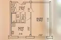 Appartement 1 chambre 34 m² Minsk, Bélarus